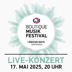 Ö3 Boutique Musik Festival | Design Days am 17. May 2025 @ Schloss Grafenegg. Ö3 Boutique Musik Festival | Design Days am 17. May 2025 @ Schloss Grafenegg.