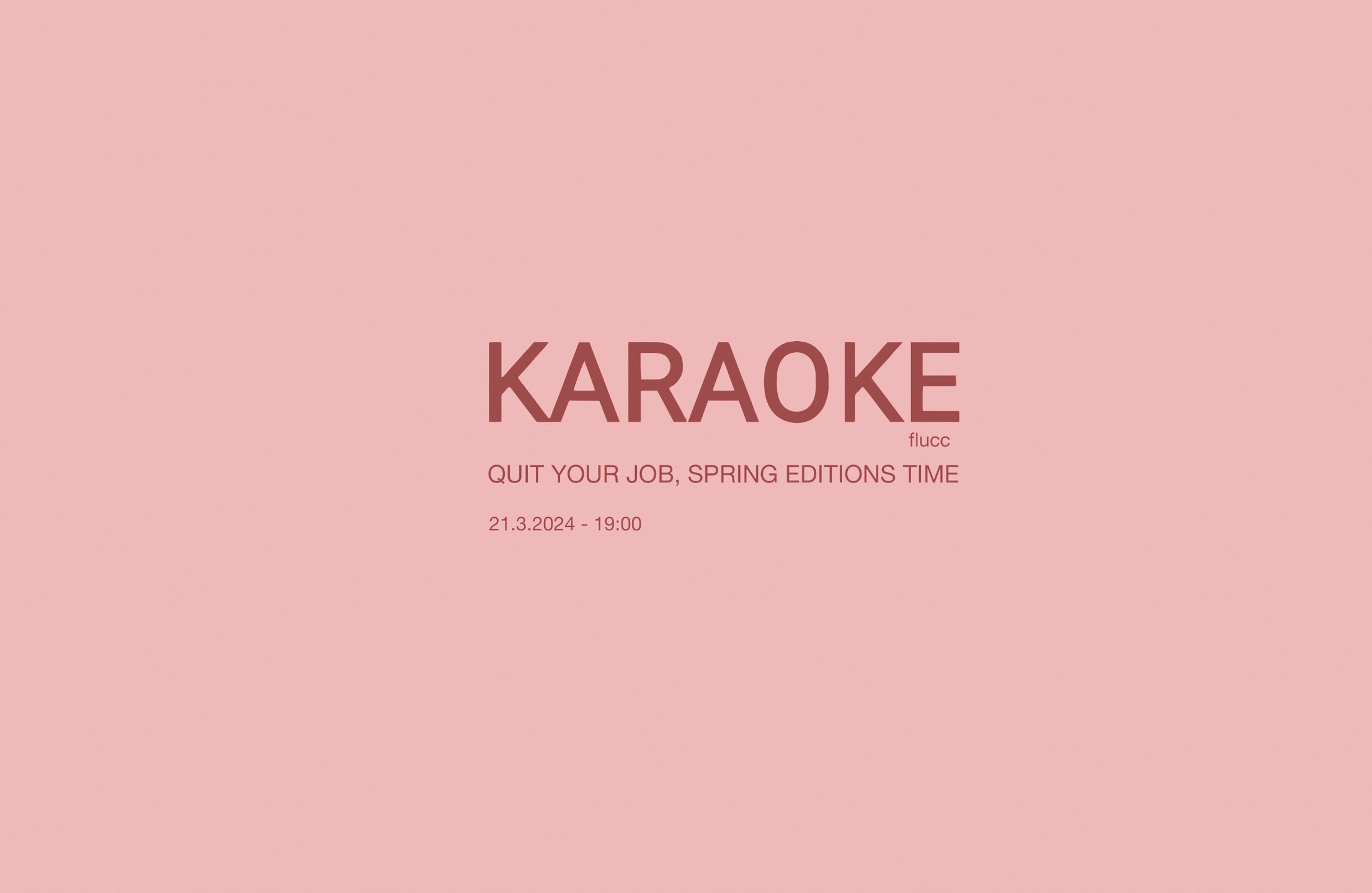 Karaoke FLUCC am 21. March 2024 @ Flucc.