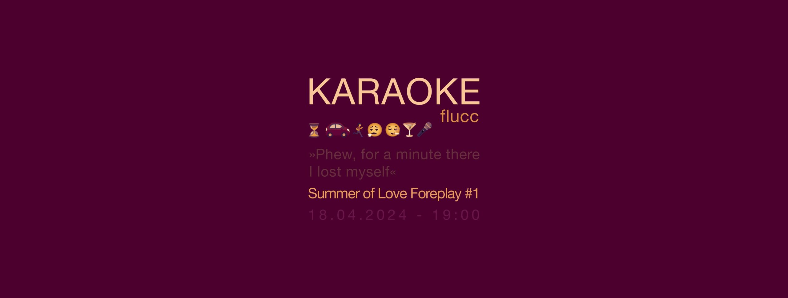 Karaoke FLUCC am 18. April 2024 @ Flucc.