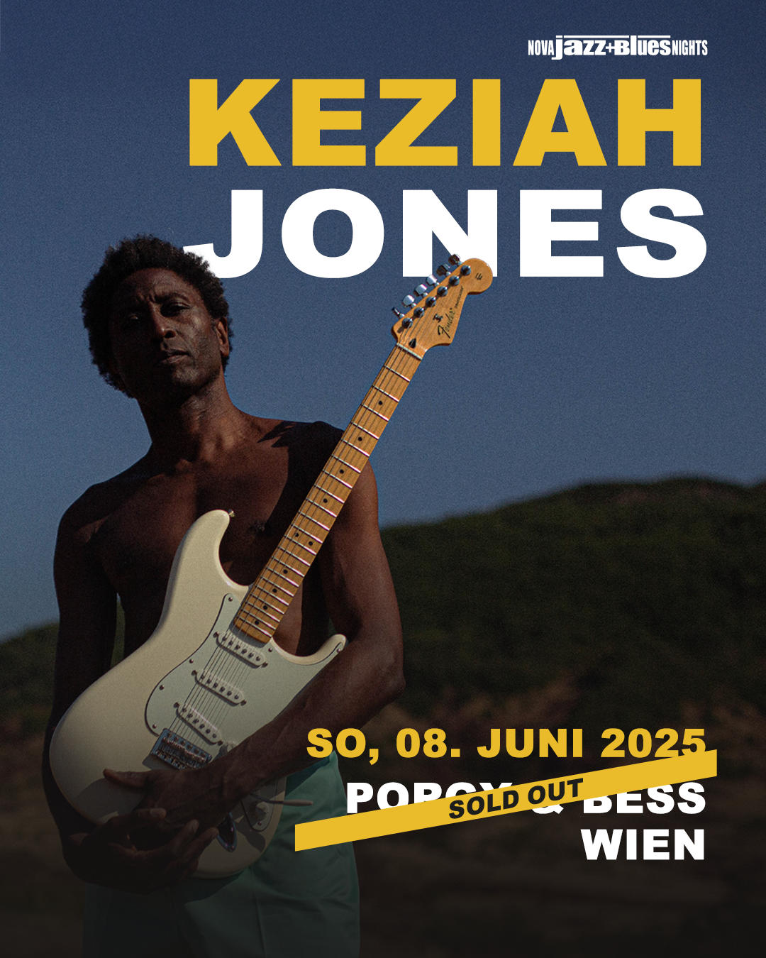 Keziah Jones am 8. June 2025 @ Porgy & Bess.