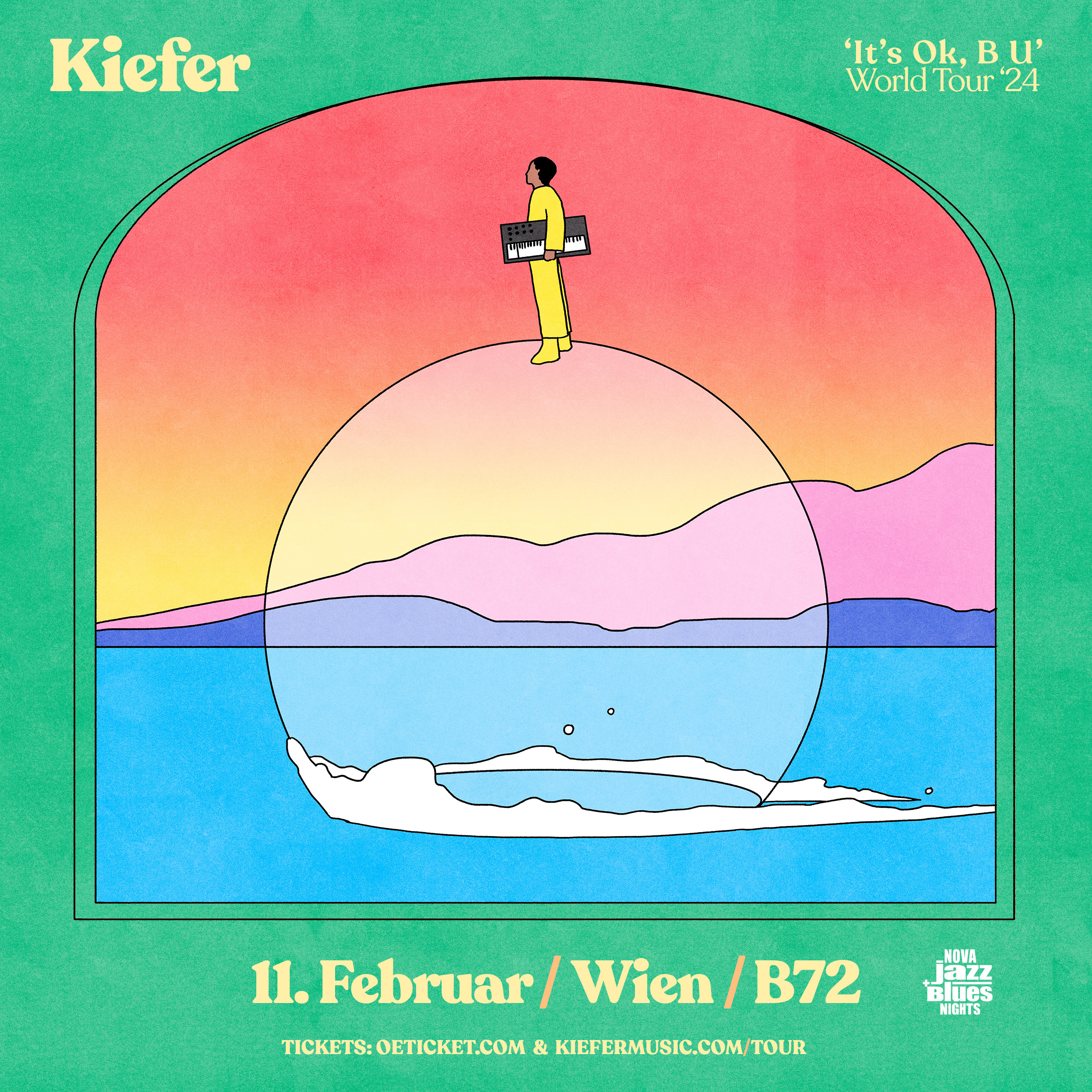 KIEFER am 11. February 2024 @ B72. KIEFER am 11. February 2024 @ B72.