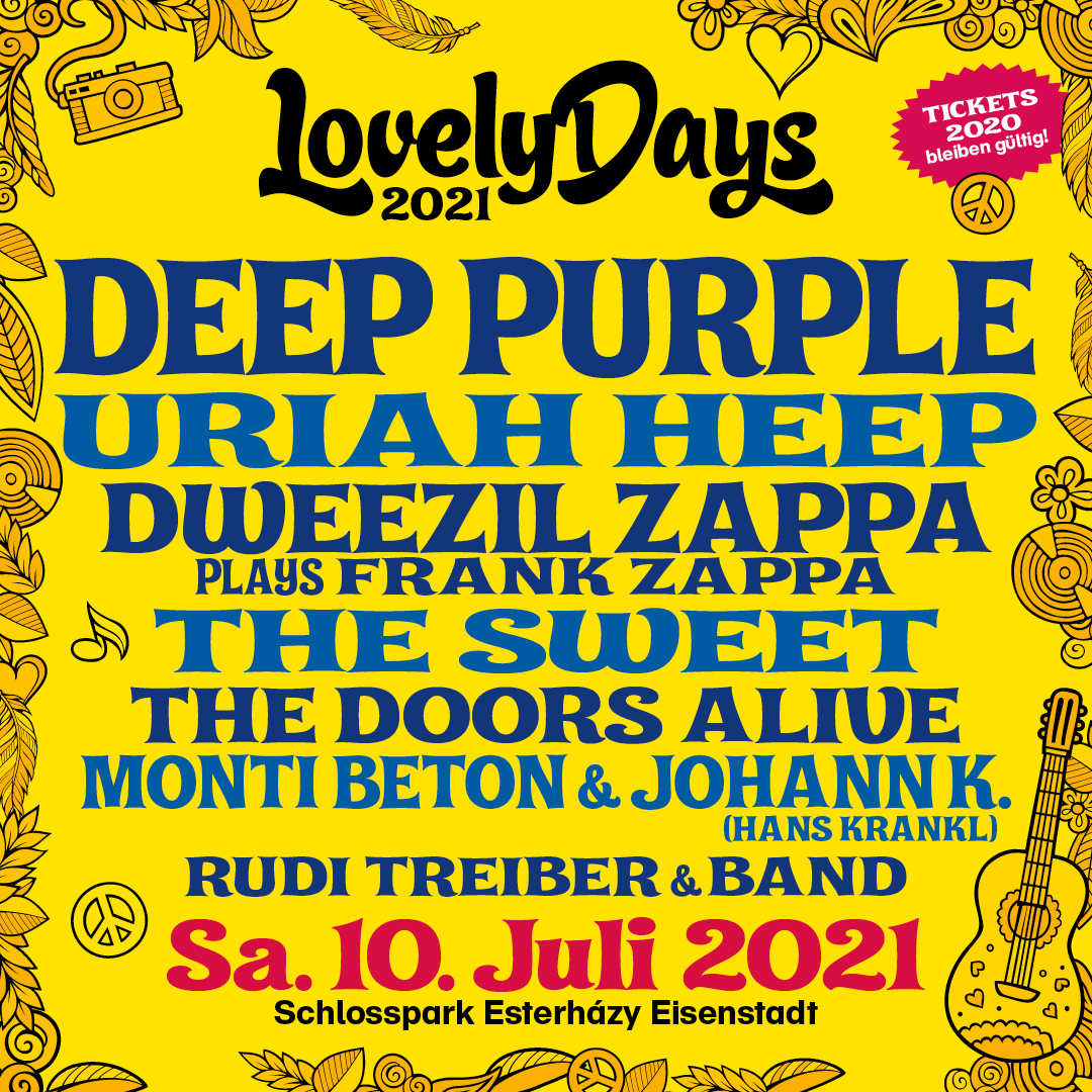 Lovely Days 2021 am 10. July 2021 @ Schlosspark, Schloss Esterhazy.