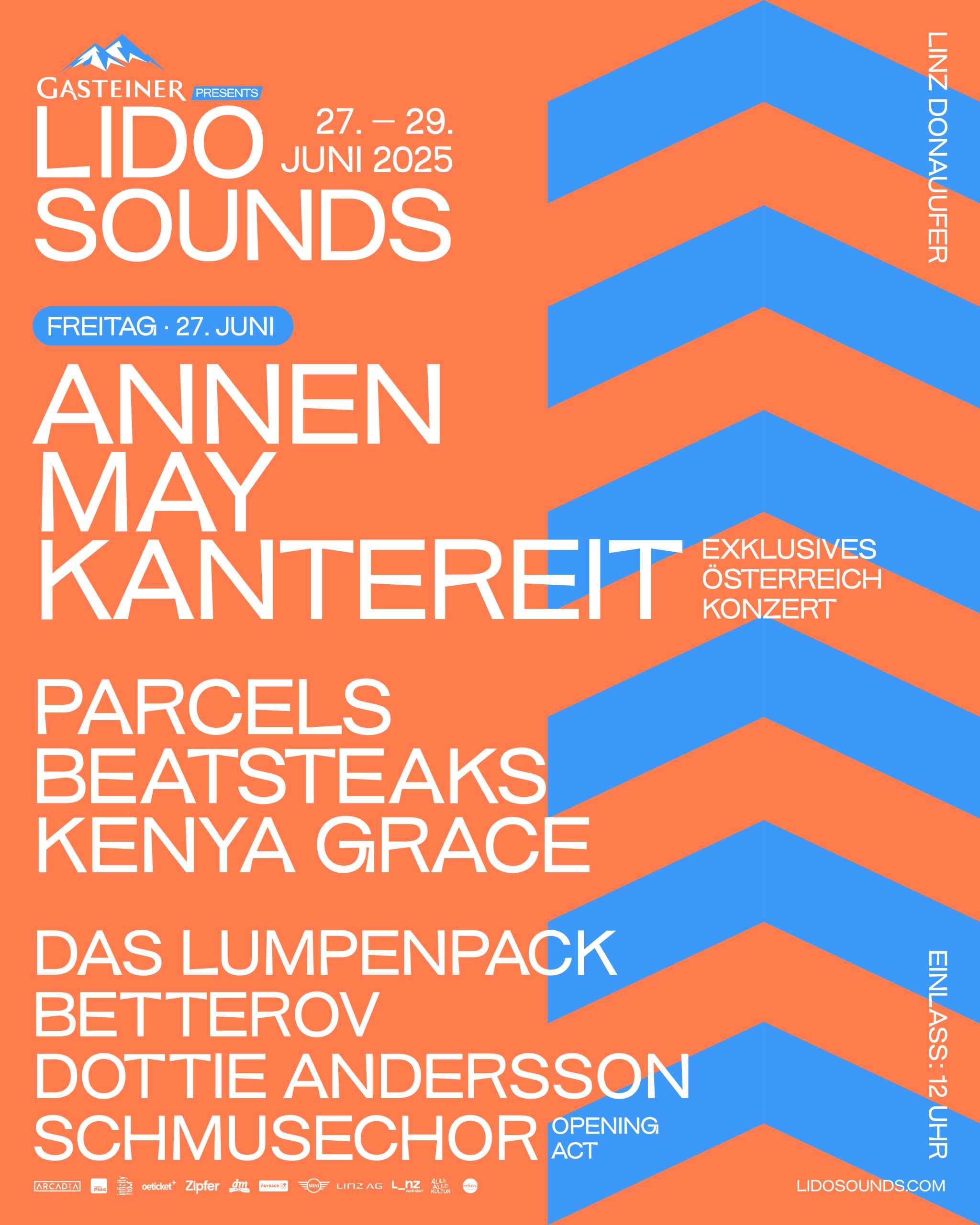 LIDO SOUNDS - Freitag am 27. June 2025 @ Linz Donauufer. LIDO SOUNDS - Freitag am 27. June 2025 @ Linz Donauufer.