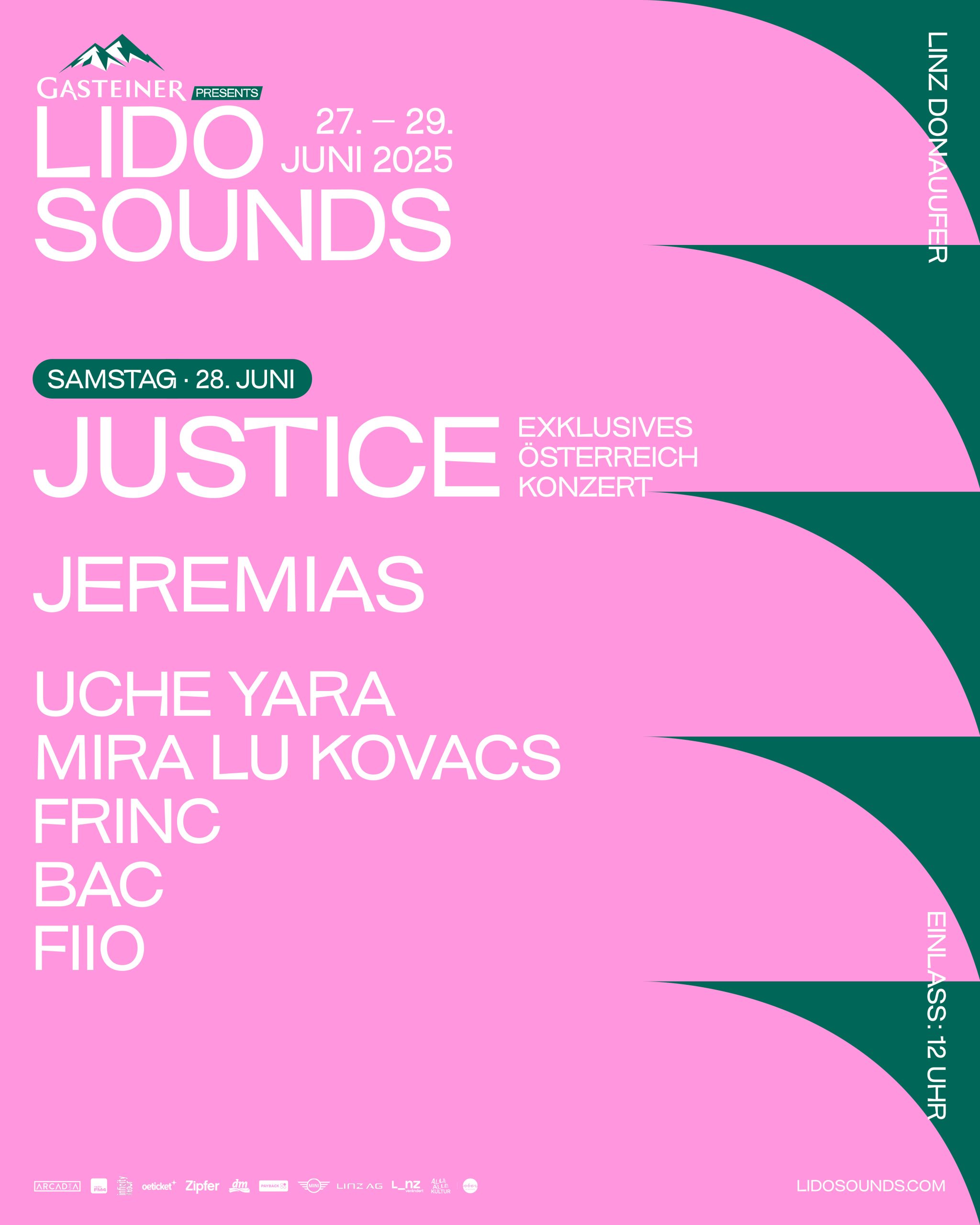 LIDO SOUNDS - Samstag am 28. June 2025 @ Linz Donauufer. LIDO SOUNDS - Samstag am 28. June 2025 @ Linz Donauufer.