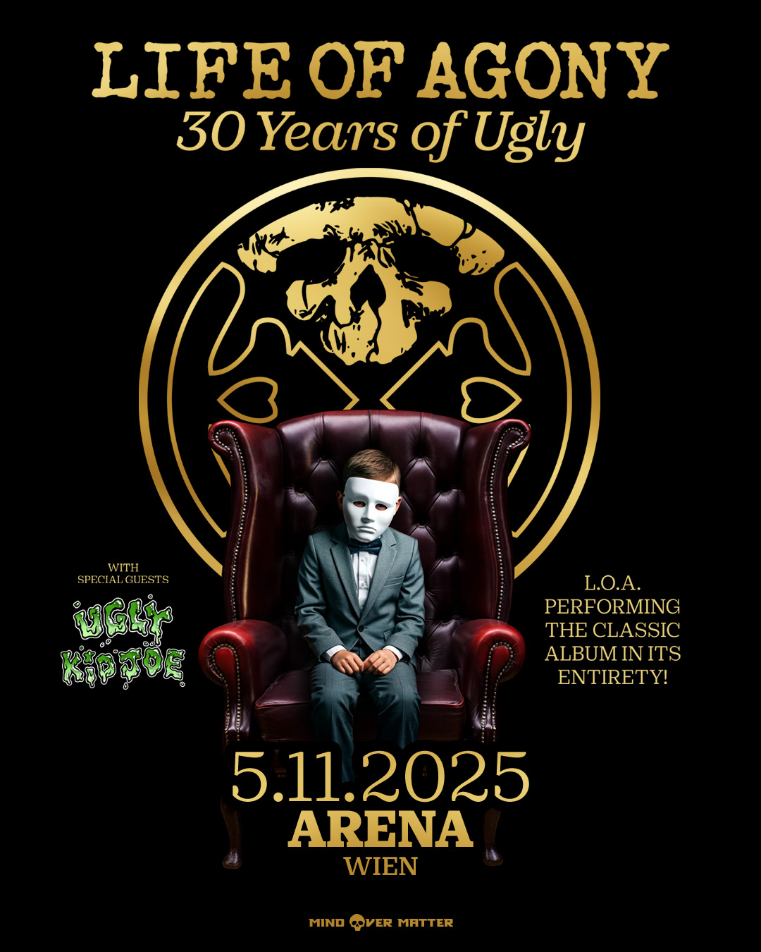 Life of Agony am 5. November 2025 @ Arena Wien. Life of Agony am 5. November 2025 @ Arena Wien.
