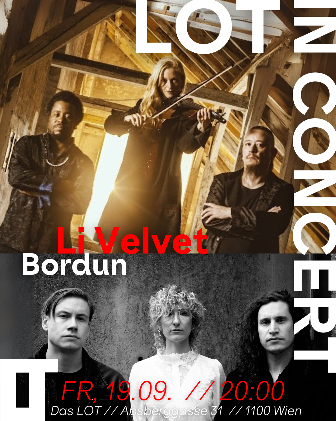 LI VELVET / BORDUN am 19. September 2025 @ Das LOT. LI VELVET / BORDUN am 19. September 2025 @ Das LOT.