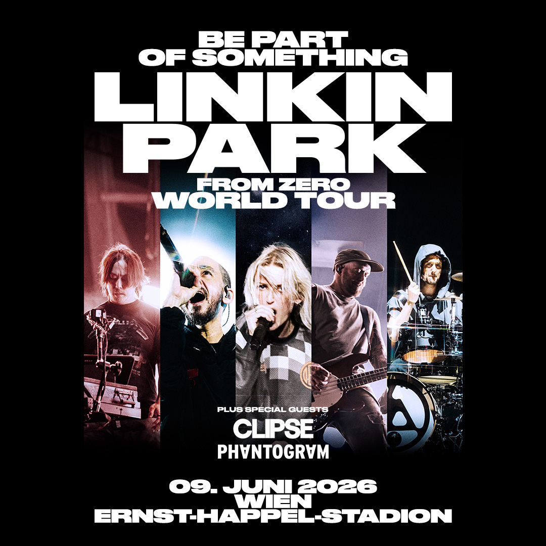 LINKIN PARK am 9. June 2026 @ Ernst-Happel-Stadion.