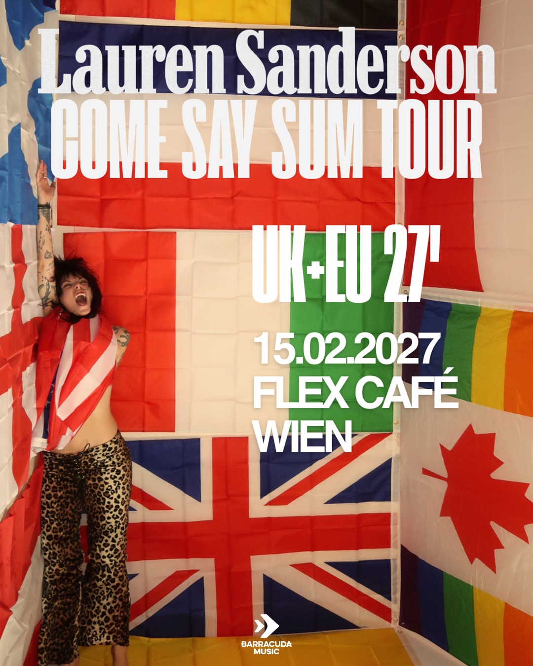Lauren Sanderson am 15. February 2027 @ Flex - Café.
