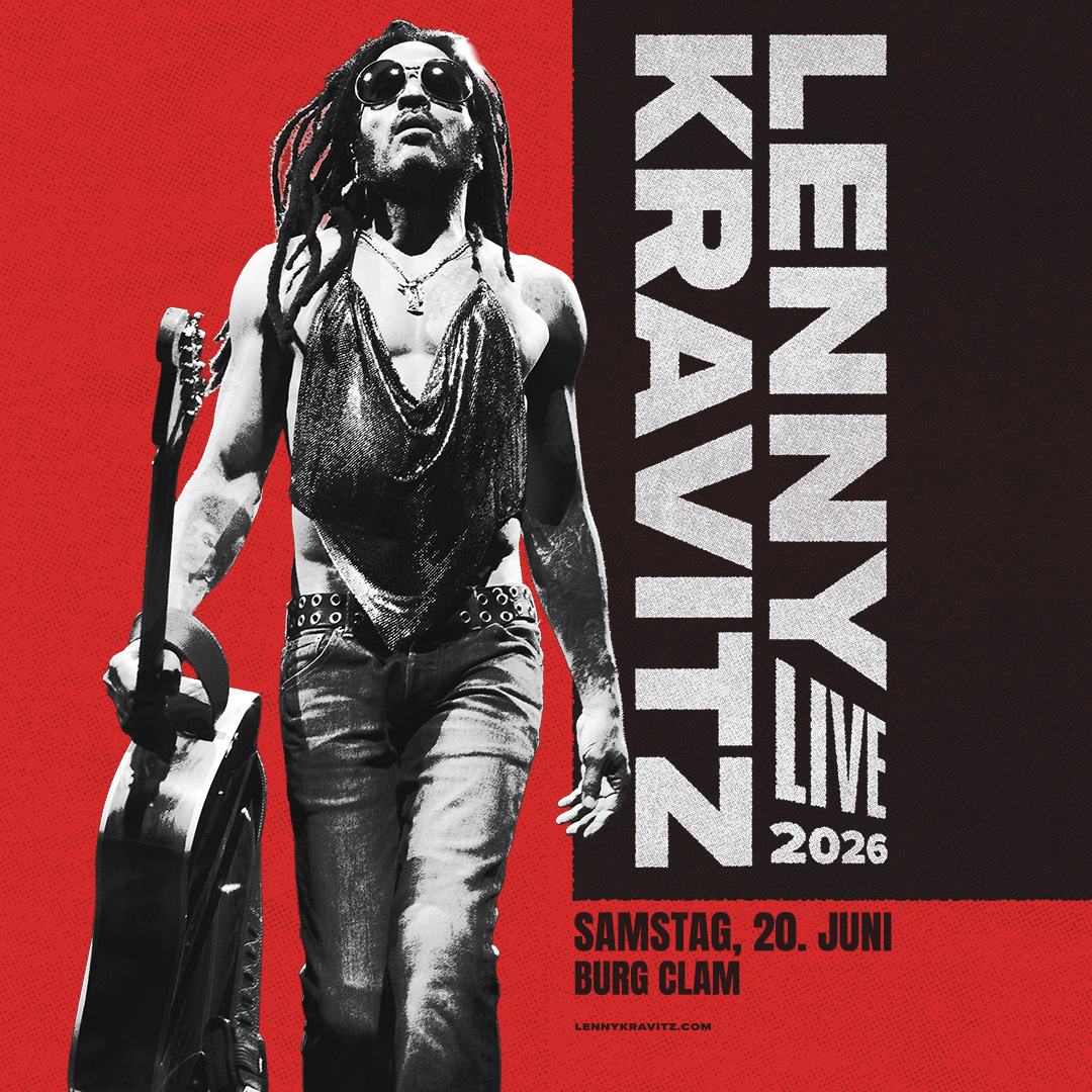 Lenny Kravitz am 20. June 2026 @ Burg Clam.