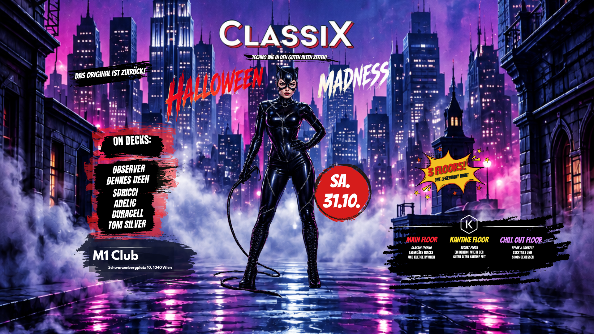 ClassiX - Halloween Madness am 31. October 2026 @ M1 Club.