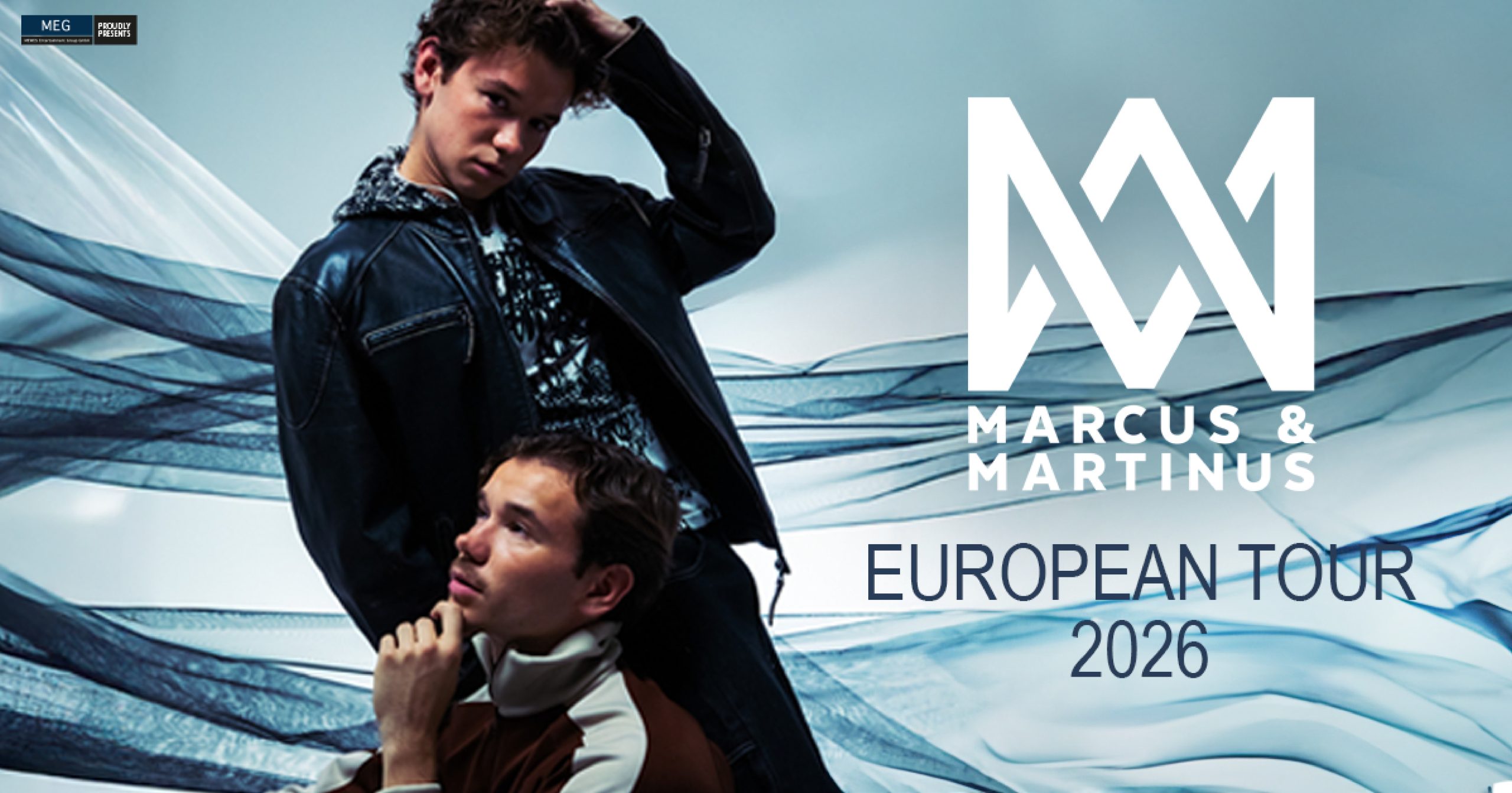 Marcus & Martinus am 7. February 2026 @ Raiffeisen Halle im Gasometer. Marcus & Martinus am 7. February 2026 @ Raiffeisen Halle im Gasometer.