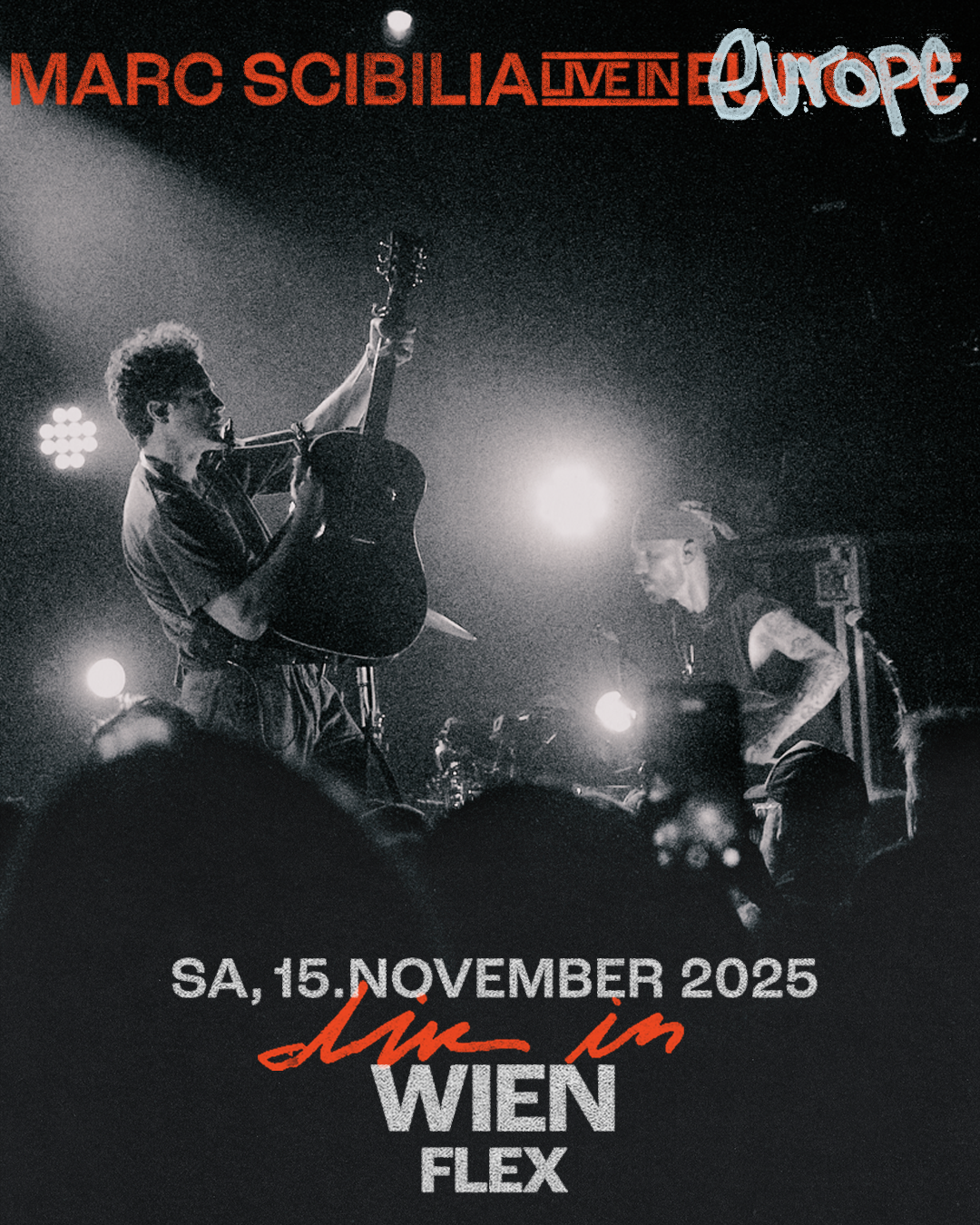 Marc Scibilia am 15. November 2025 @ Flex. Marc Scibilia am 15. November 2025 @ Flex.