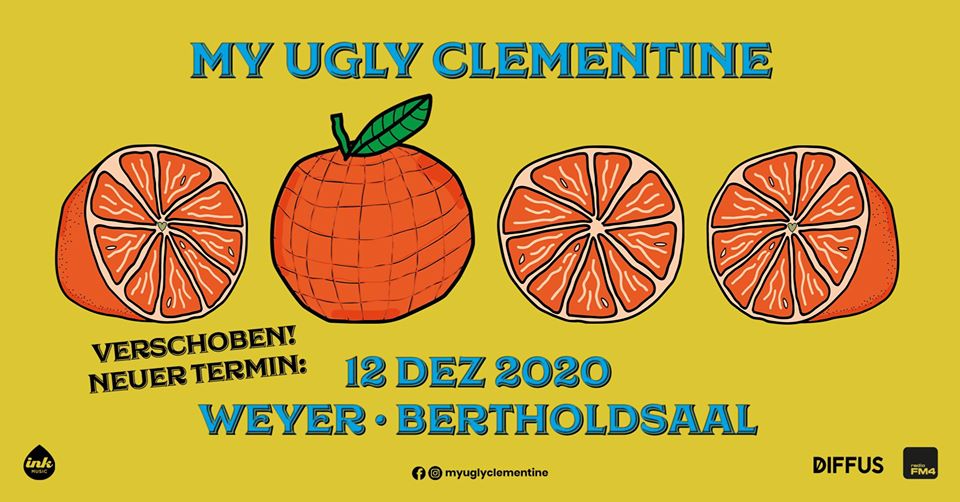 My Ugly Clementine am 10. April 2020 @ Bertholdsaal. My Ugly Clementine am 10. April 2020 @ Bertholdsaal.