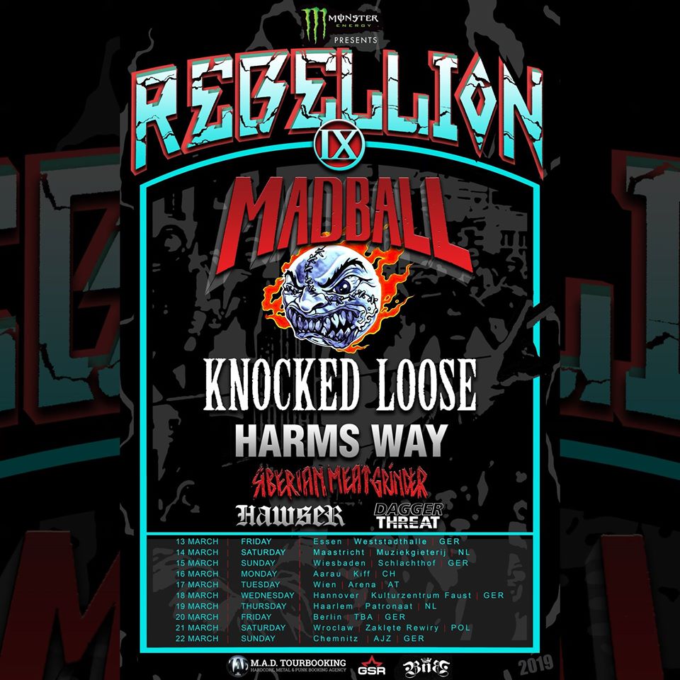 Rebellion IX feat. Madball am 17. March 2020 @ Arena Wien - Große Halle.