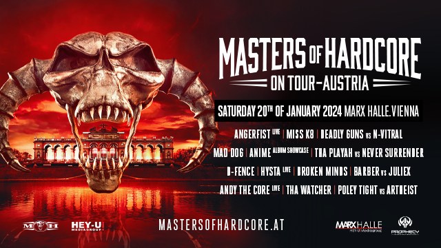 Masters of Hardcore Austria am 20. January 2024 @ Marx Halle. Masters of Hardcore Austria am 20. January 2024 @ Marx Halle.