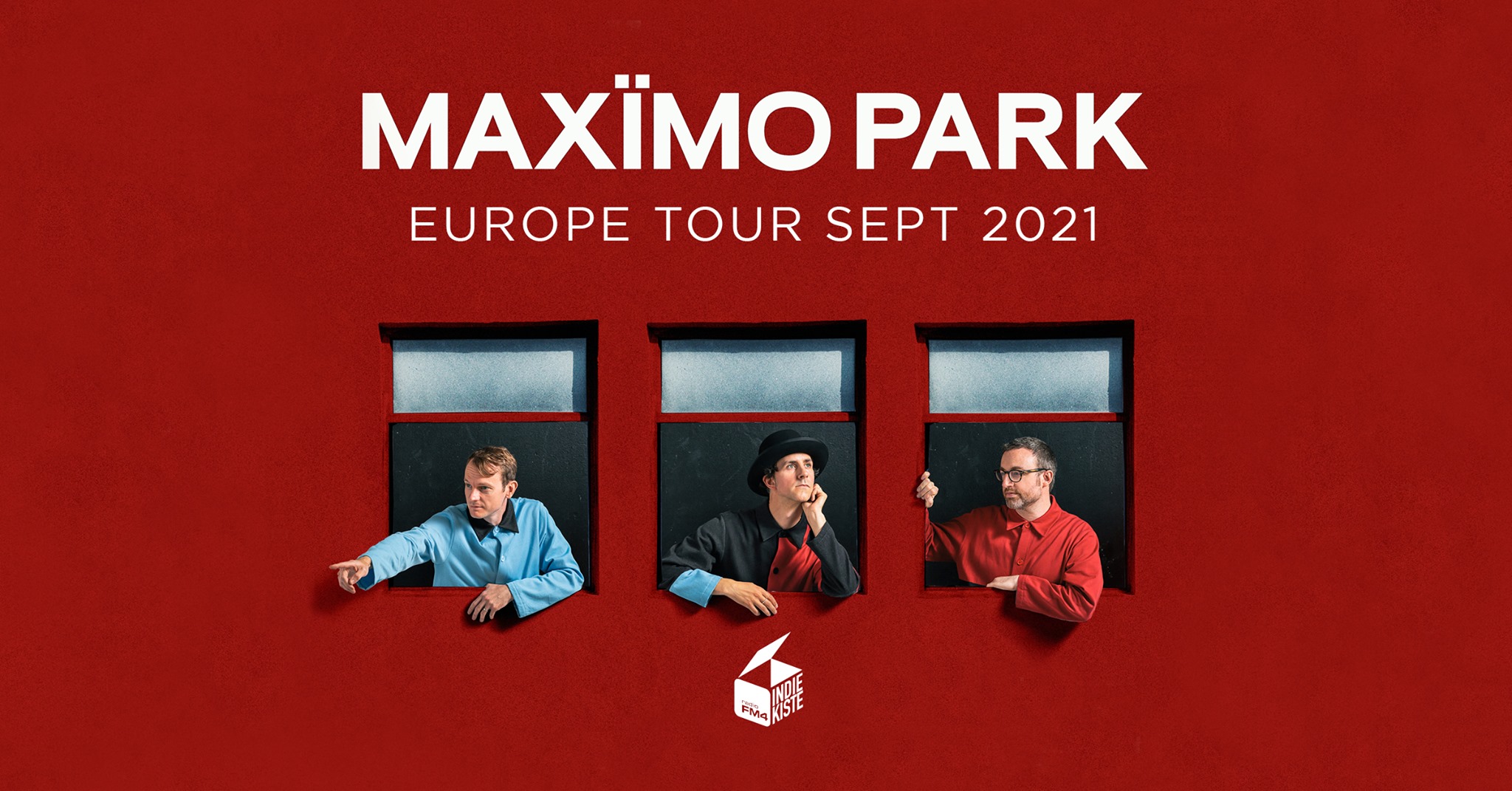 Maximo Park am 19. September 2021 @ Lucy – ein virtuelles Bandmitglied macht Träume zu Musik.