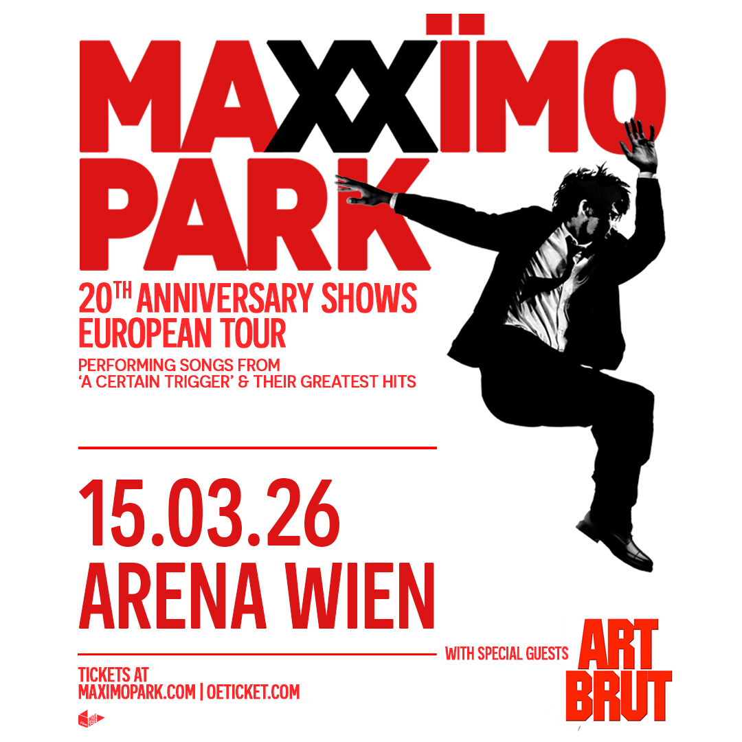 Maximo Park am 15. March 2026 @ Arena Wien. Maximo Park am 15. March 2026 @ Arena Wien.