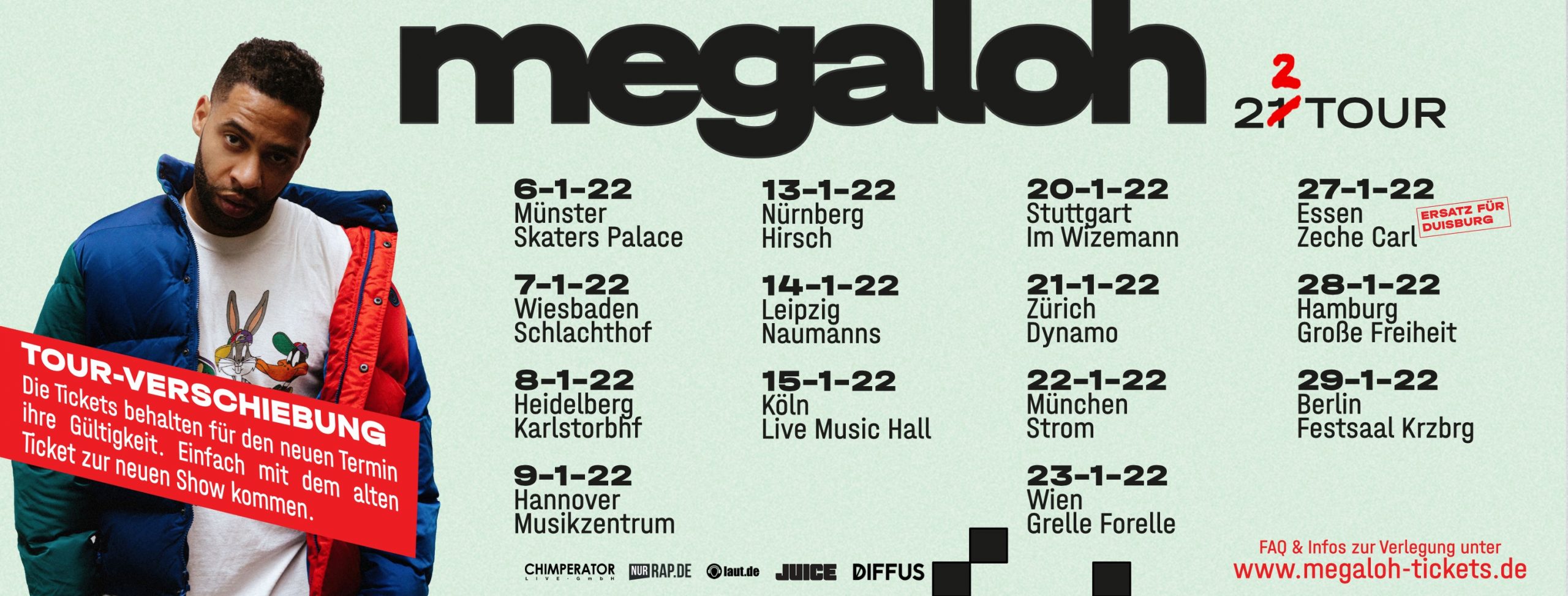 Megaloh am 13. March 2021 @ Grelle Forelle.