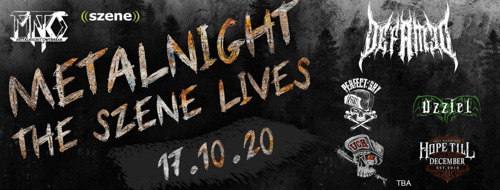 Metalnight - The Szene Lives am 17. October 2020 @ Szene Wien. Metalnight - The Szene Lives am 17. October 2020 @ Szene Wien.
