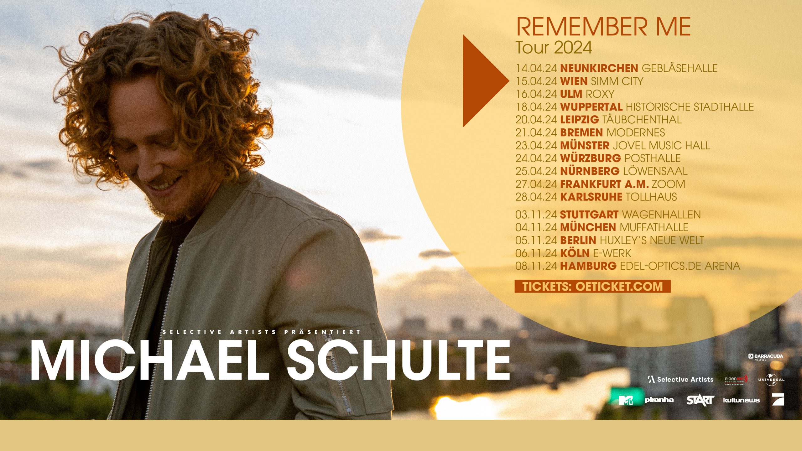 Michael Schulte am 15. April 2024 @ Simm City. Michael Schulte am 15. April 2024 @ Simm City.