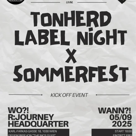 Tonherd Label Night X Sommerfest