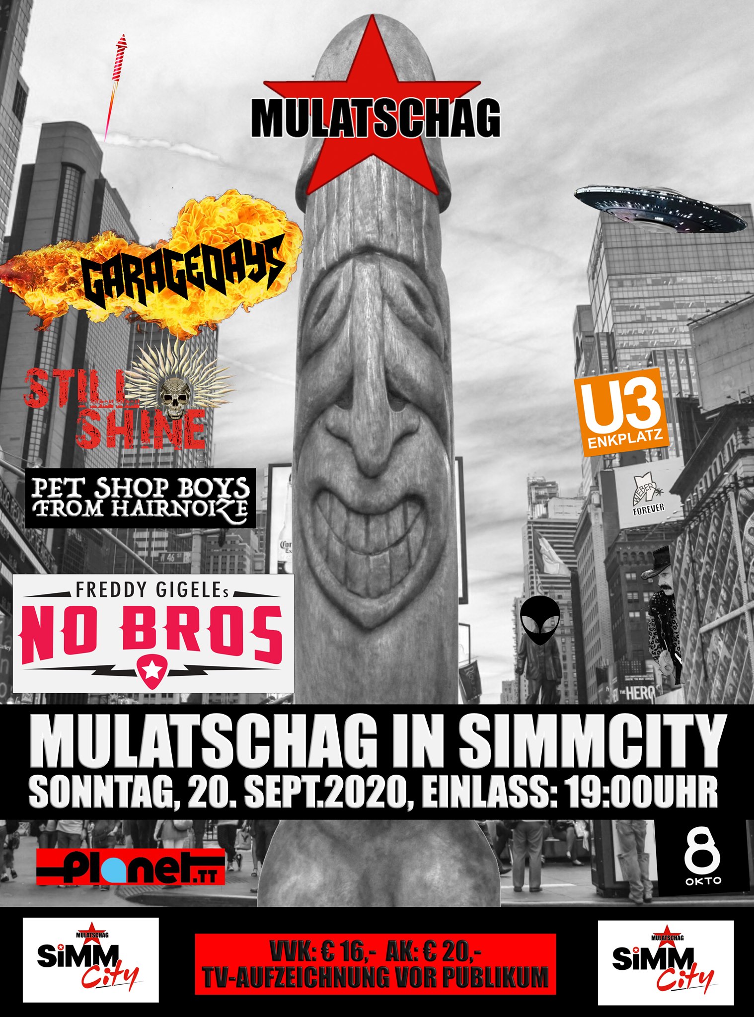 Mulatschag in Simm City #1 am 20. September 2020 @ Simm City.