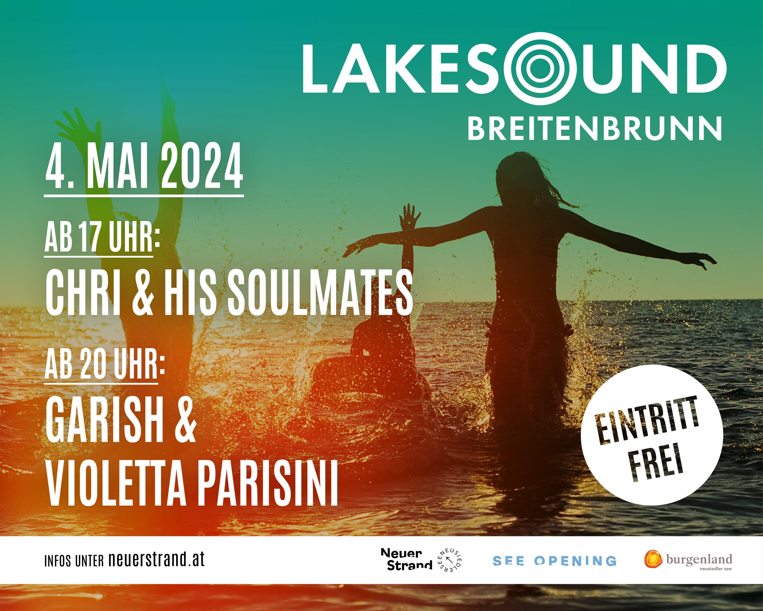 LakeSound Breitenbrunn am 4. May 2024 @ Neuer Strand. LakeSound Breitenbrunn am 4. May 2024 @ Neuer Strand.