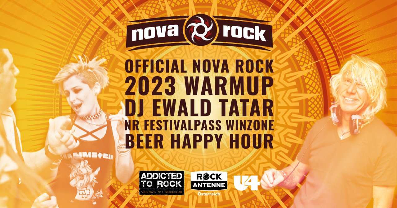 ATR X NOVA ROCK WARM UP am 5. May 2023 @ U4. ATR X NOVA ROCK WARM UP am 5. May 2023 @ U4.