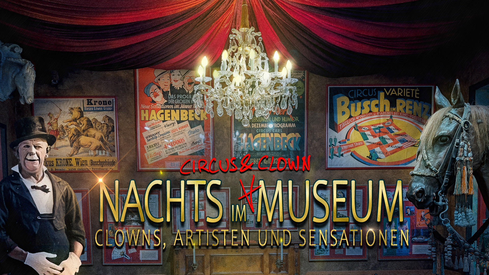 Nachts im Circus- & Clownmuseum am 16. October 2026 @ Circus- & Clown Museum.