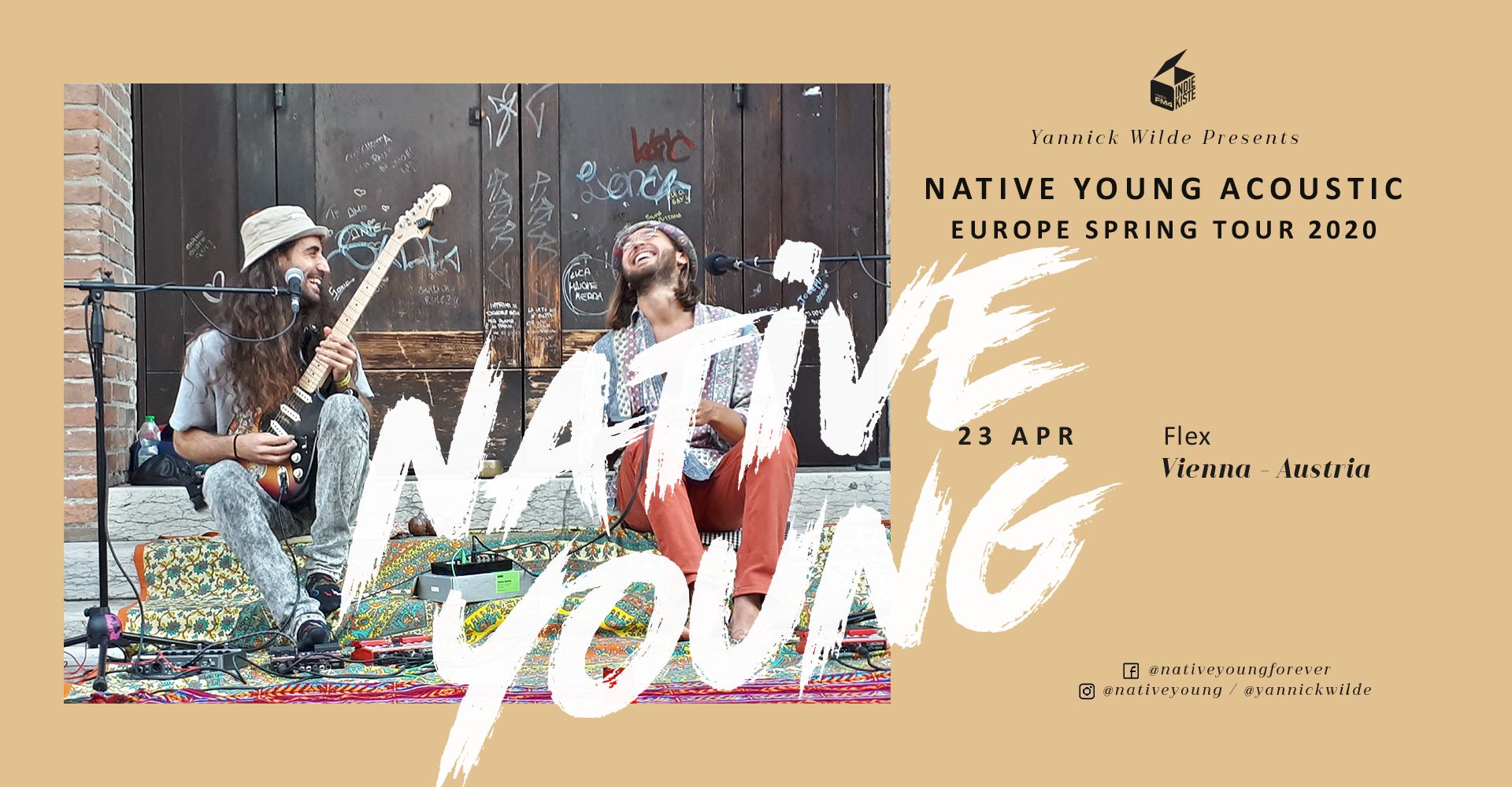 Native Young am 23. April 2020 @ Flex - Café.