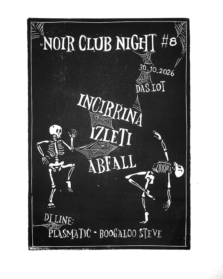 Noir Club Night #8 am 30. October 2026 @ Das LOT.