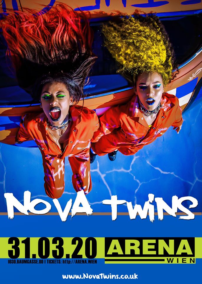 Nova Twins am 31. March 2020 @ Arena Wien - Dreiraum. Nova Twins am 31. March 2020 @ Arena Wien - Dreiraum.