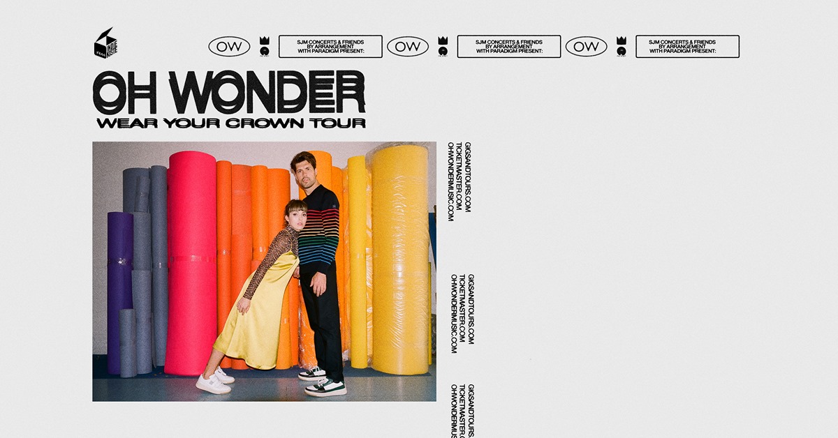 Oh Wonder am 15. November 2020 @ Raiffeisen Halle (früher: Planet.tt Gasometer).