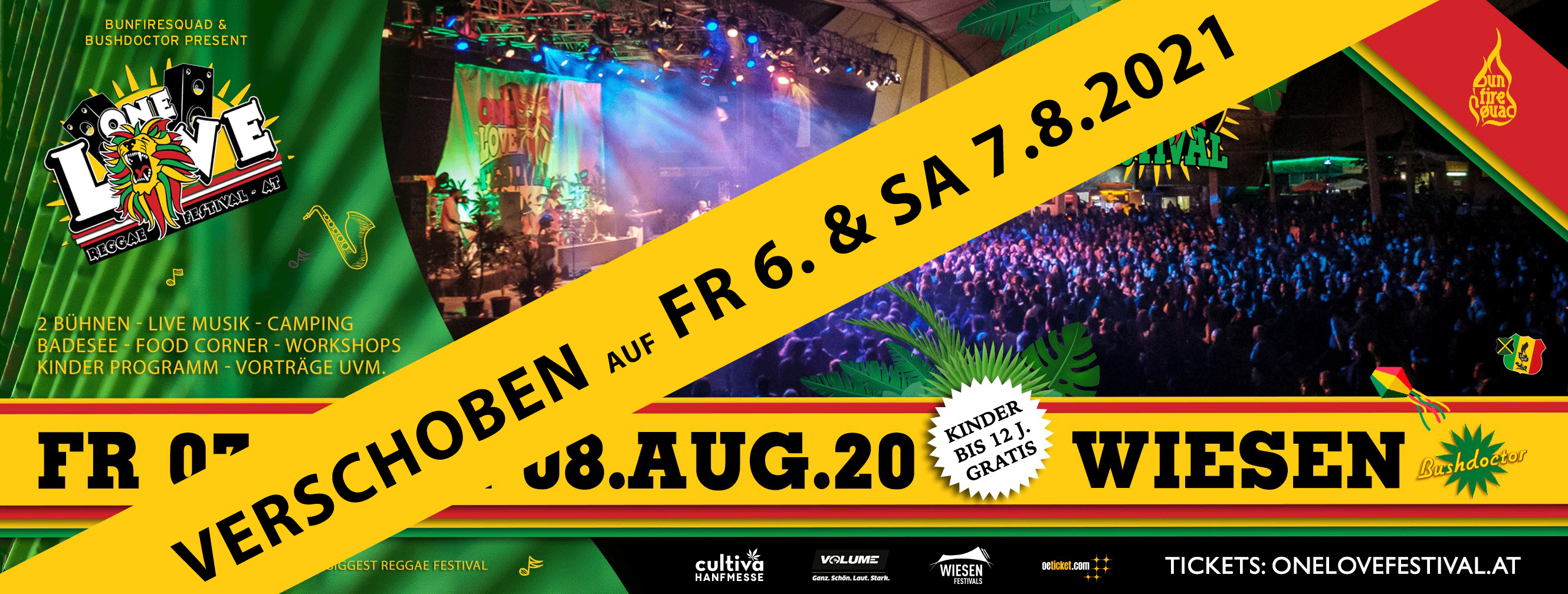 One Love Festival 2020 am 7. August 2020 @ Festivalgelände Wiesen.