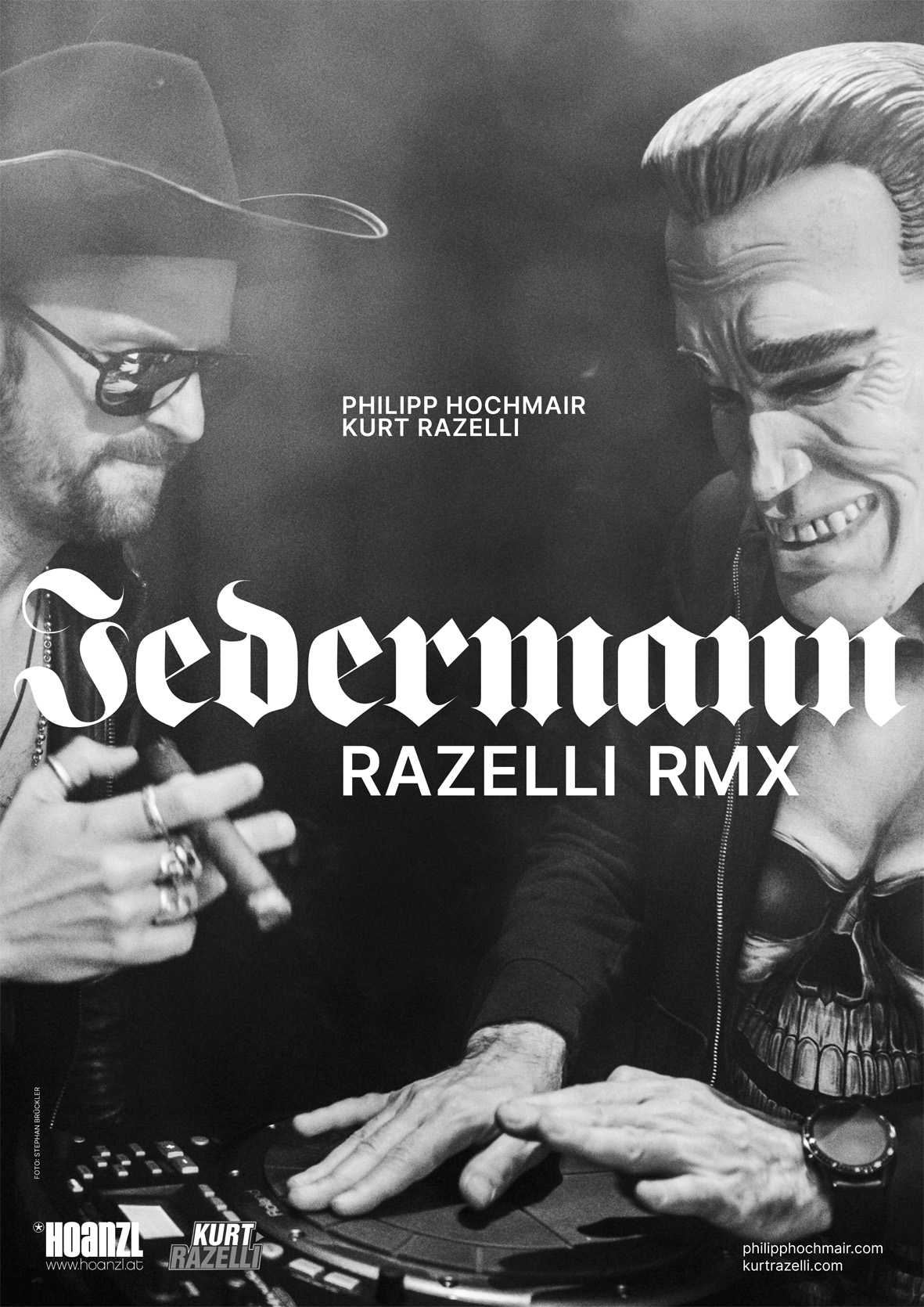 Philipp Hochmair & Kurt Razelli - Jedermann Razelli RMX am 10. April 2023 @ Stadtsaal Wien.