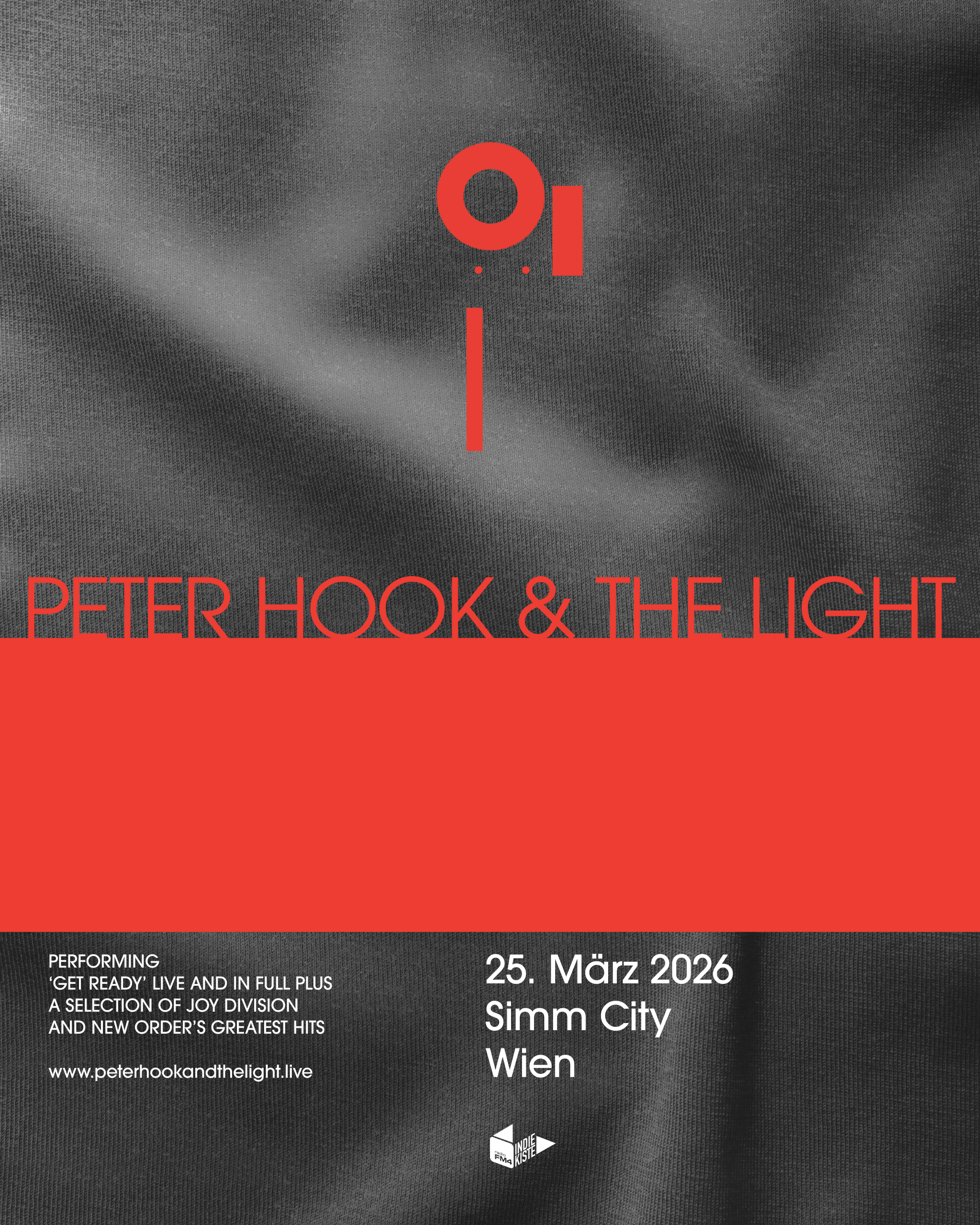 Peter Hook and The Light am 25. March 2026 @ SiMM City. Peter Hook and The Light am 25. March 2026 @ SiMM City.