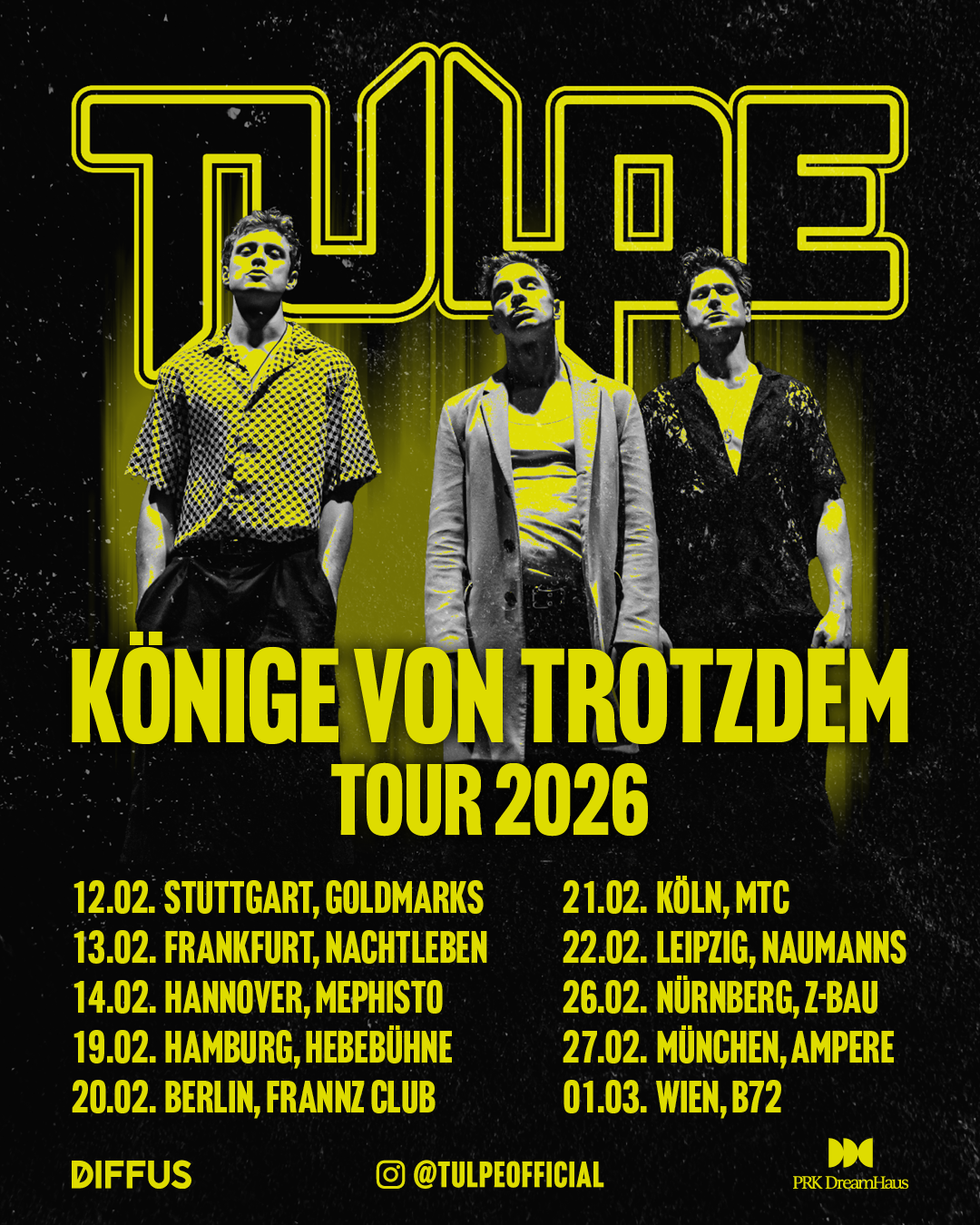 Tulpe am 1. March 2026 @ B72. Tulpe am 1. March 2026 @ B72.