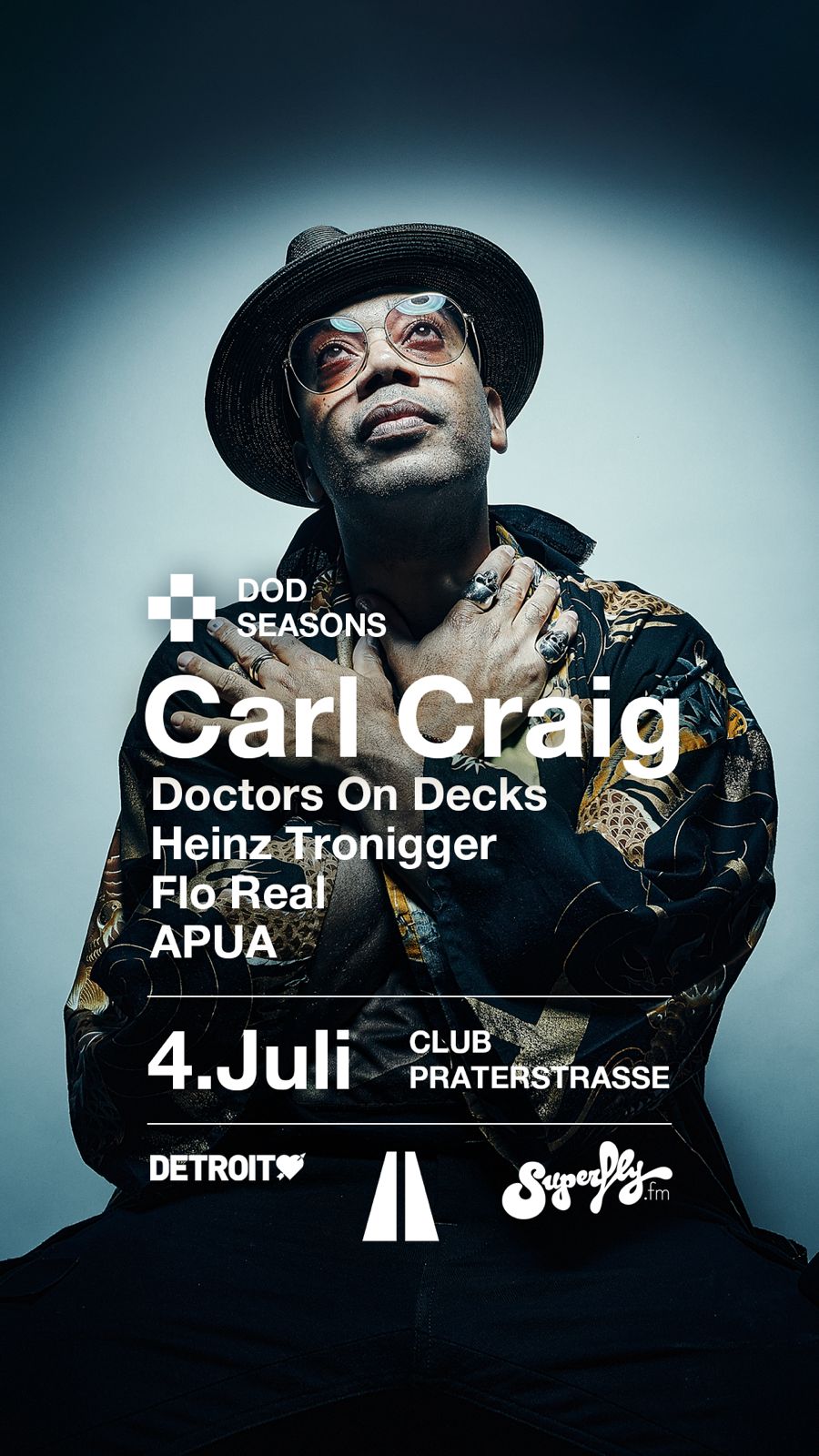Carl Craig am 4. July 2025 @ Praterstrasse / PRST.