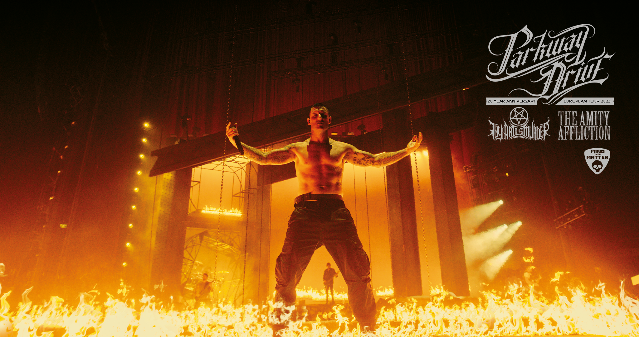 Parkway Drive am 21. September 2025 @ Wiener Stadthalle. Parkway Drive am 21. September 2025 @ Wiener Stadthalle.