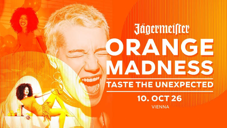 Jägermeister | ORANGE MADNESS am 10. October 2026 @ Funkhaus Wien.