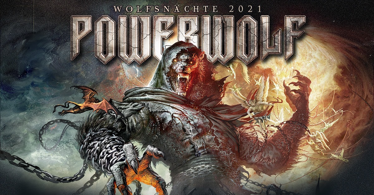 Powerwolf am 21. October 2021 @ Raiffeisen Halle (früher: Planet.tt Gasometer).