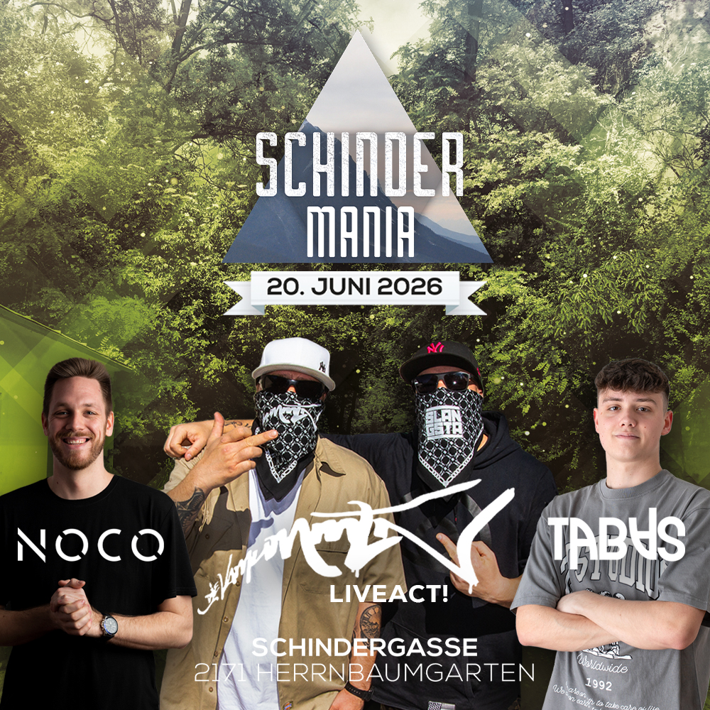 Schindermania 2026 mit Die Vamummtn am 20. June 2026 @ Schindergasse.