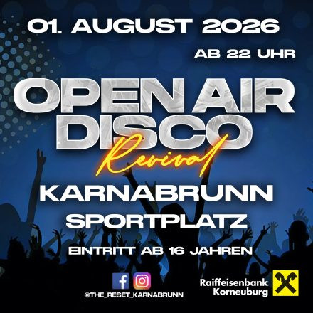 OPEN AIR DISCO REVIVAL 2026