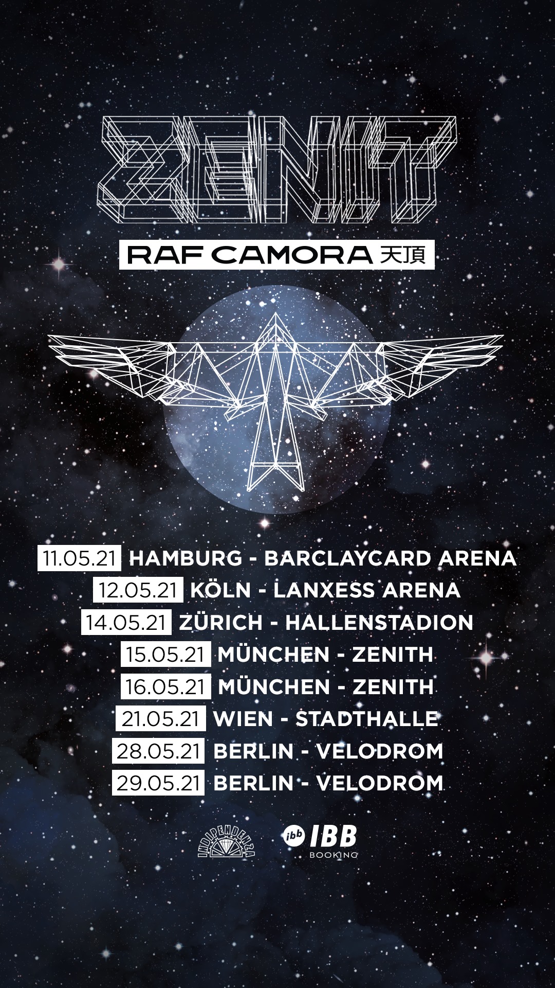 RAF Camora am 8. October 2020 @ Wiener Stadthalle - Halle D.