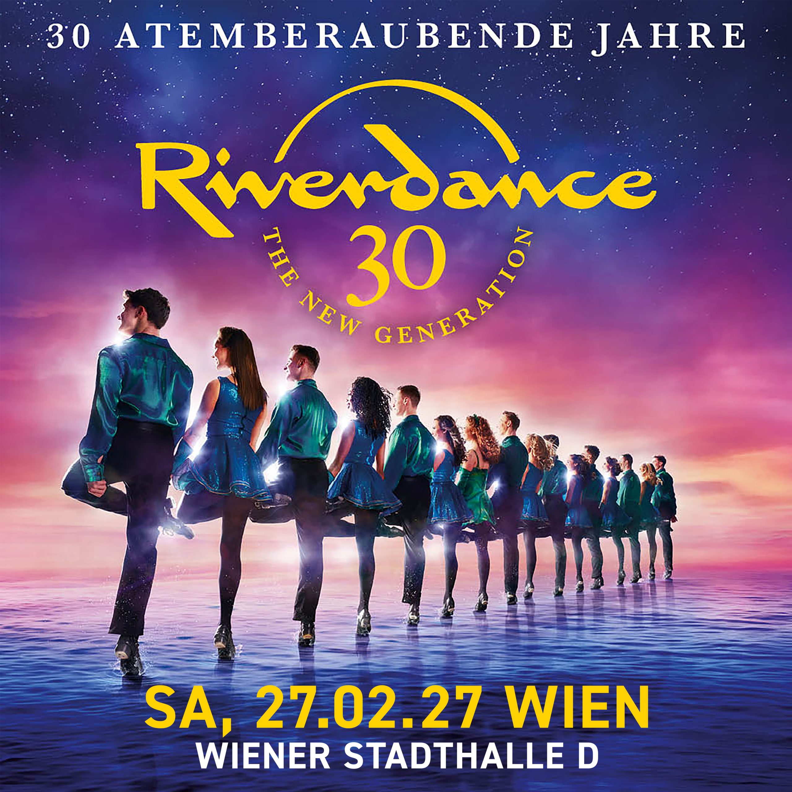 Riverdance am 27. February 2027 @ Wiener Stadthalle.
