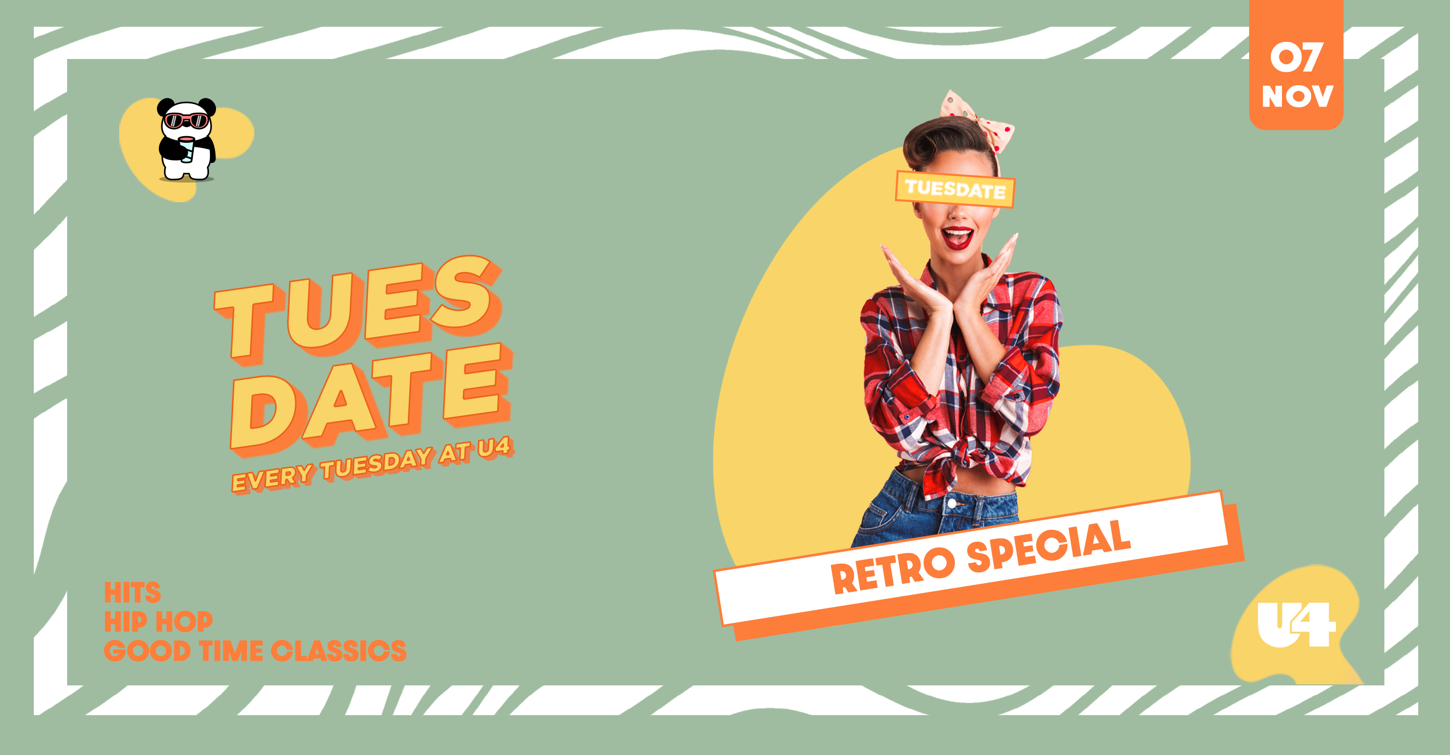 TUESDATE am 7. November 2023 @ U4. TUESDATE am 7. November 2023 @ U4.