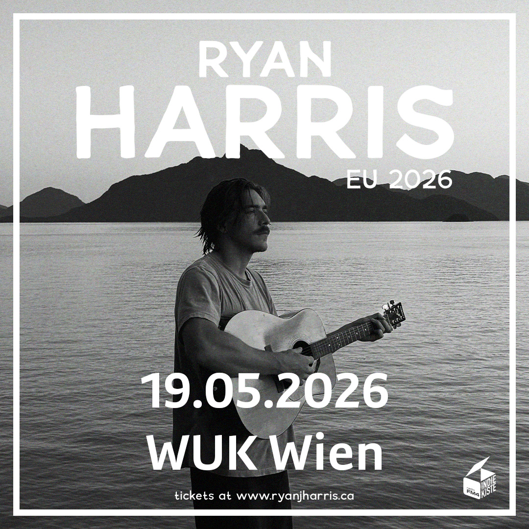 Ryan Harris am 19. May 2026 @ WUK. Ryan Harris am 19. May 2026 @ WUK.