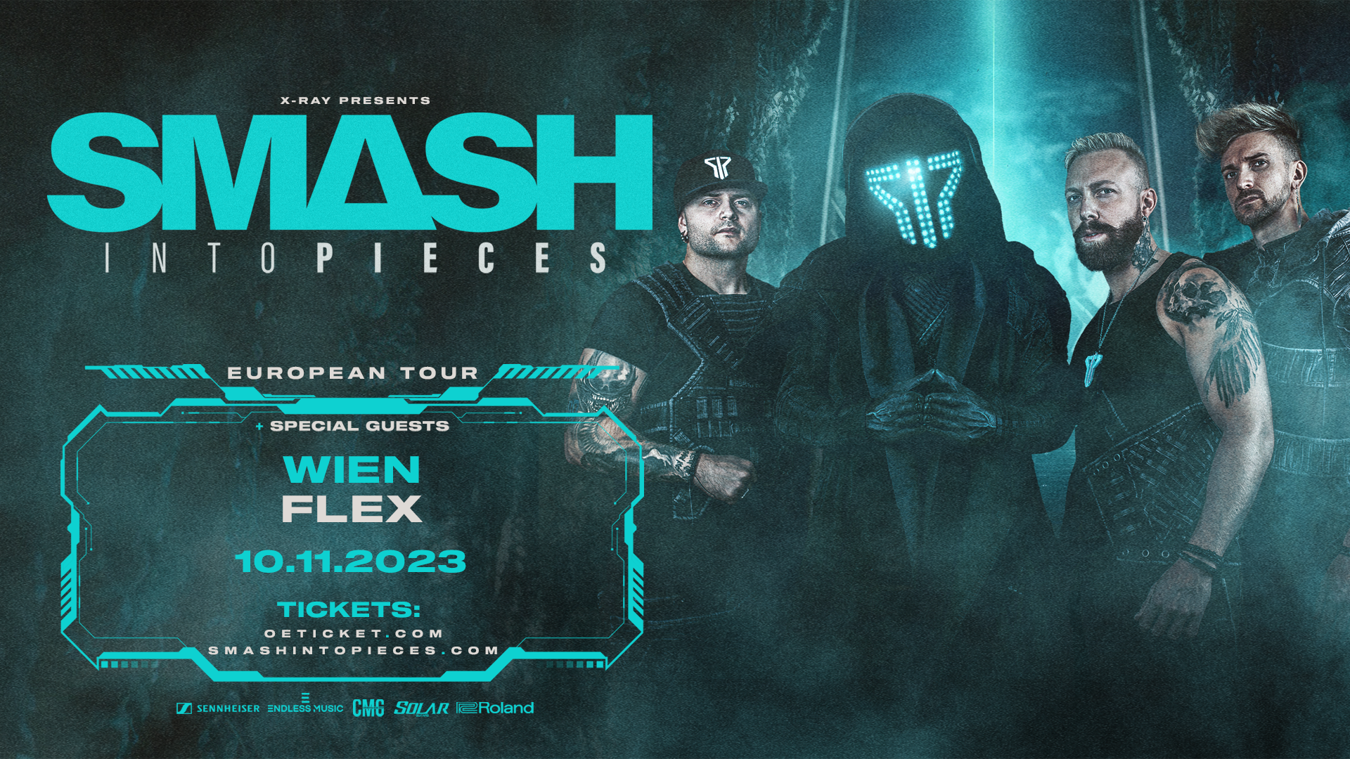 Smash Into Pieces am 10. November 2023 @ Flex - Halle.