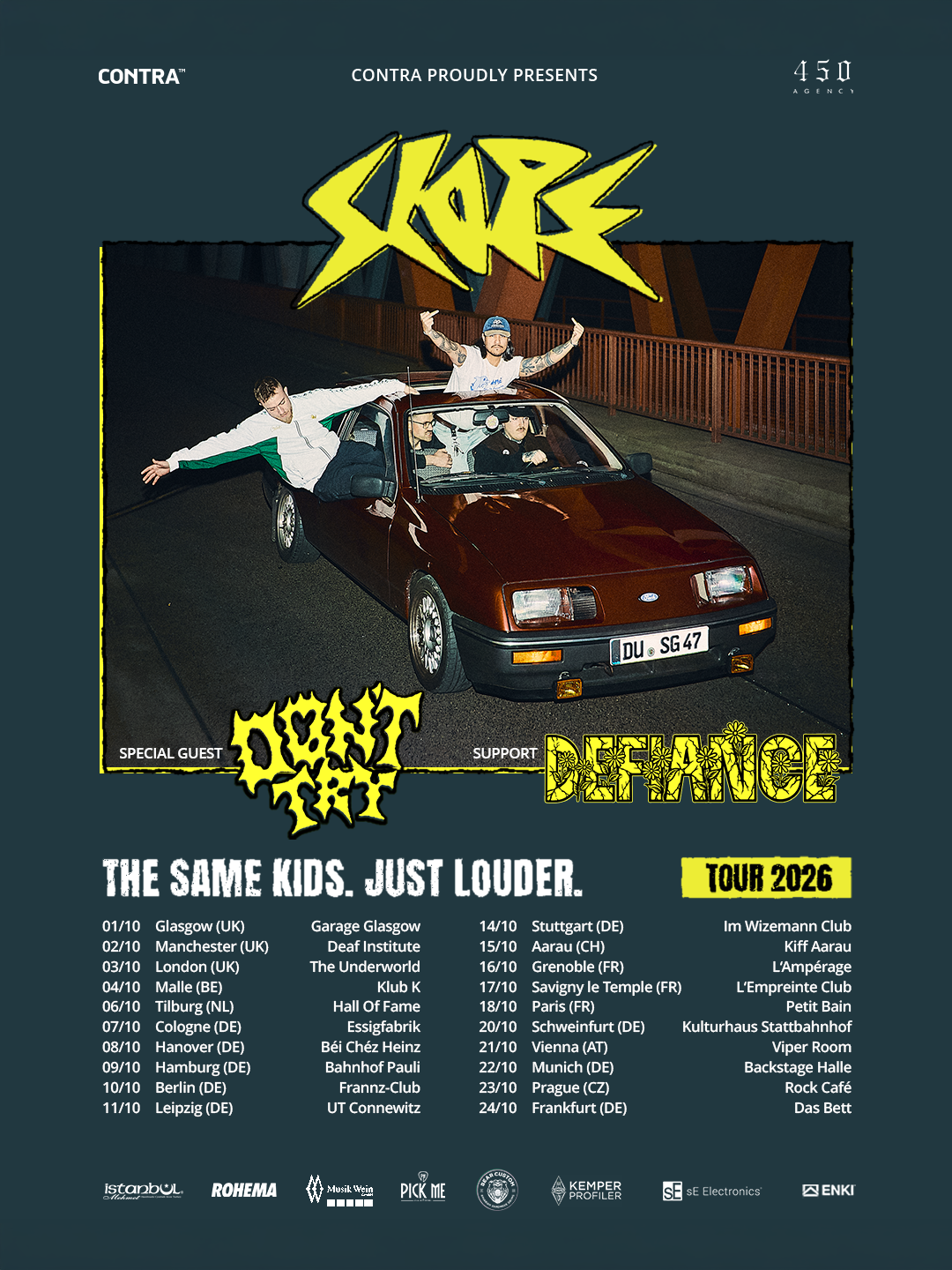 SLOPE am 21. October 2026 @ Viper Room.