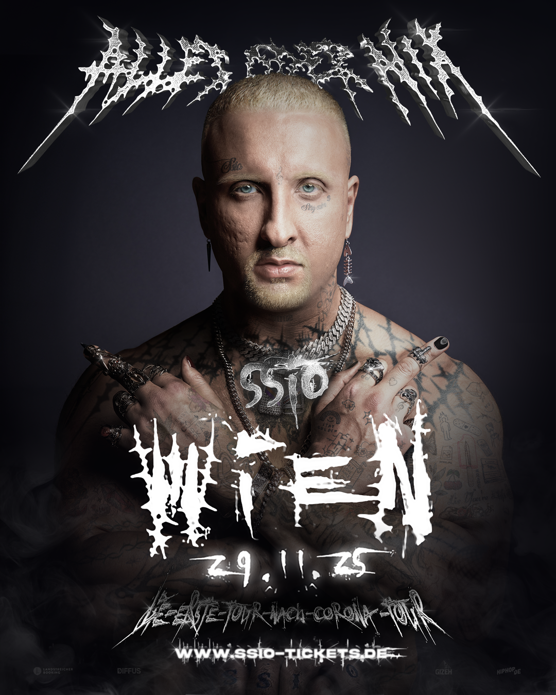 SSIO am 29. November 2025 @ Raiffeisen Halle im Gasometer. SSIO am 29. November 2025 @ Raiffeisen Halle im Gasometer.